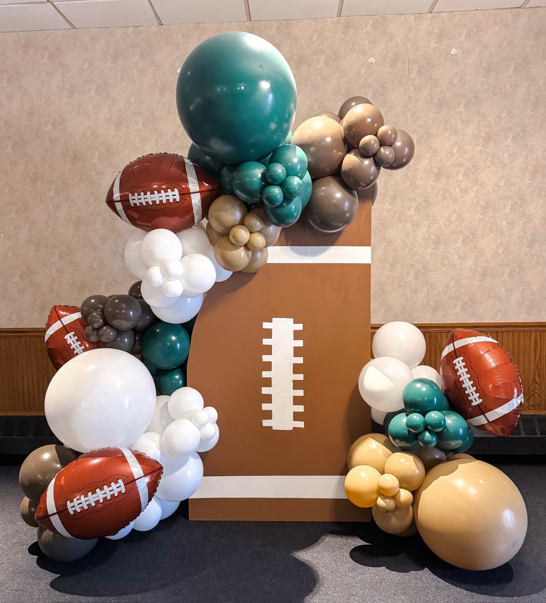First Year Down" Football Birthday Party - Just Add Confetti