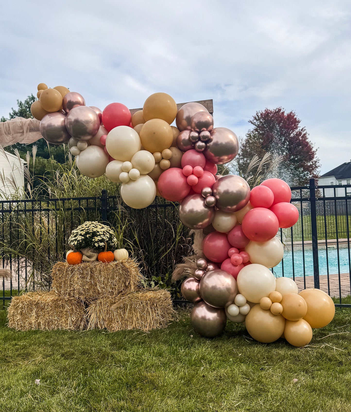 Rose Gold Professional Balloon Garland Arch Kit - Balloons And Accessories From A Pro Artist - Fall Friendsgiving Homecoming